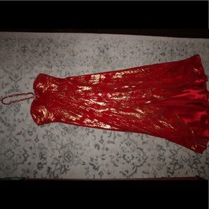 Aidan Mattox red gown